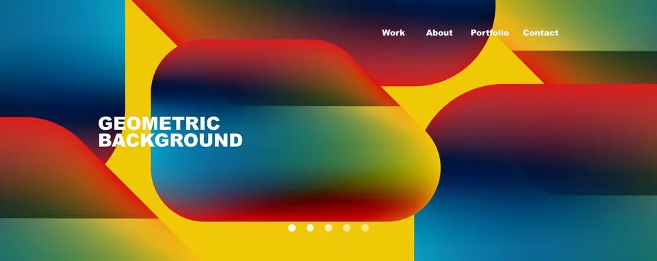 Composition of trendy minimalist geometric elements abstract background. Vector Stock Illustration