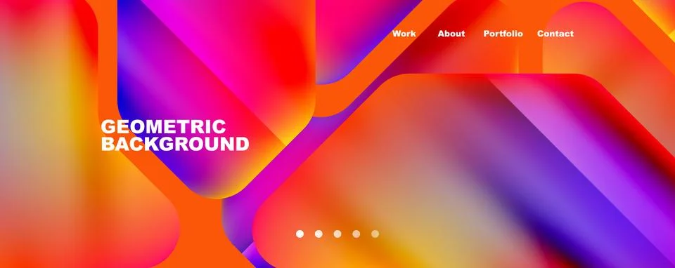 Composition of trendy minimalist geometric elements abstract background. Vector Illustrazione stock