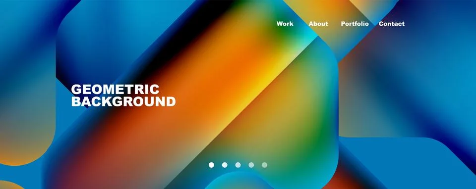 Composition of trendy minimalist geometric elements abstract background. Vector Illustrazione stock