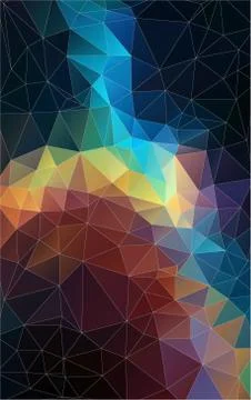 Composition with triangle geometric shapes Stock Illustration