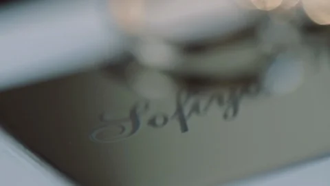 Composition Of Two Wedding Rings And Engagement Ring. Stock-Footage 107411007