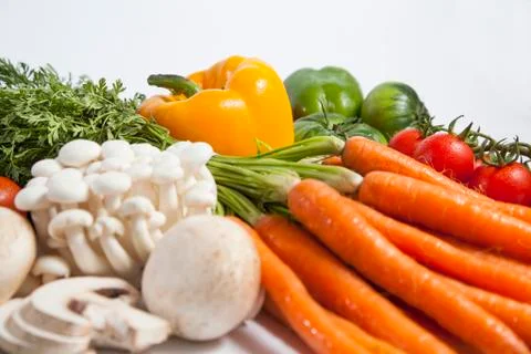 Composition of vegetables Stock Photos