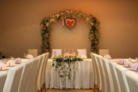 Composition for weddings, wall decor, table decor Stock Photos