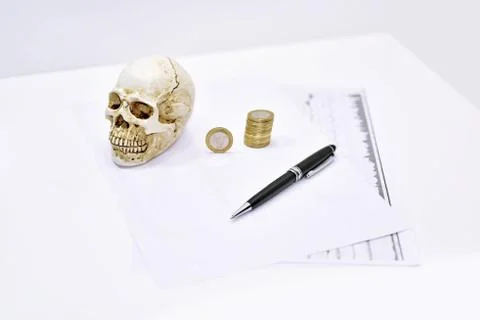 Composition of will documents. Stock Photos