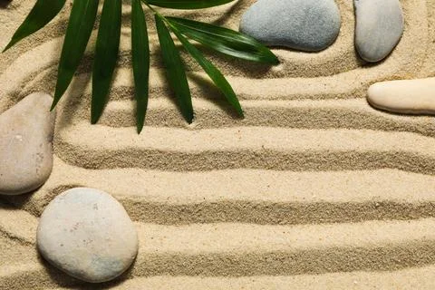 Composition for Zen, Relaxation, Harmony and Balance concept Stock Photos
