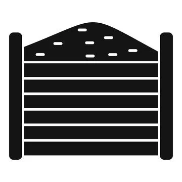 Compost bin storing organic waste for sustainable gardening Stock Illustration