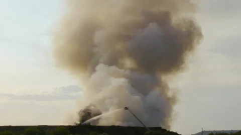 Compost Fire 2 Stock Footage 37714080