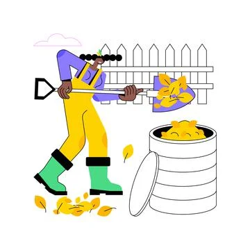 Compost isolated cartoon vector illustrations. Stock Illustration