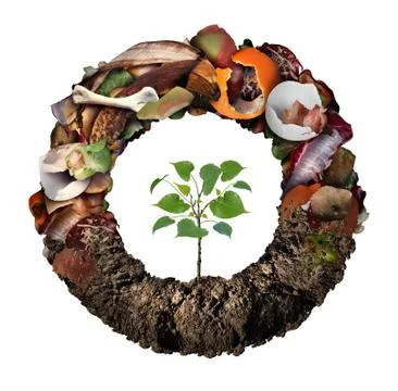 Composte Life Cycle Symbol Stock Illustration