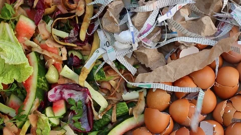 Composting Materials Stock Footage 92839747