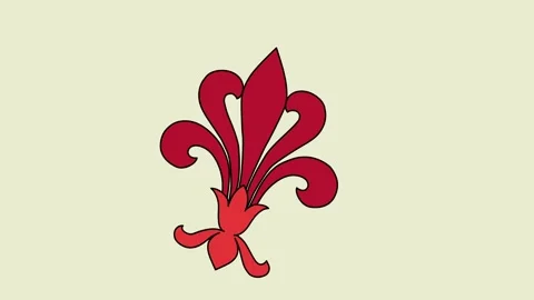 Compound decorative geometrical object animation with transitions. Vidéo 270745168