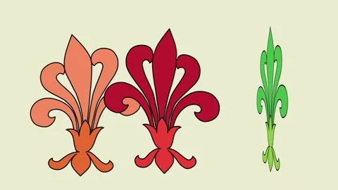 Compound decorative geometrical object animation with transitions. Видео 270745170