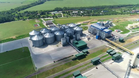 Compound feed plant. Feed Mill. Видео 93402027