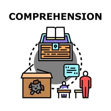 Comprehension skill improving communication and problem solving Stock Illustration