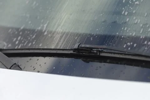 Comprehensive assessment of wiper functionality and glass interface behavior Stock Photos
