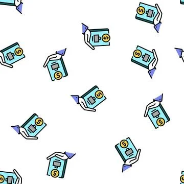 Comprehensive business training program vector seamless pattern Stock Illustration