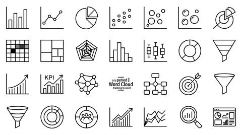 Comprehensive collection professional business data visualization vector Stock Illustration