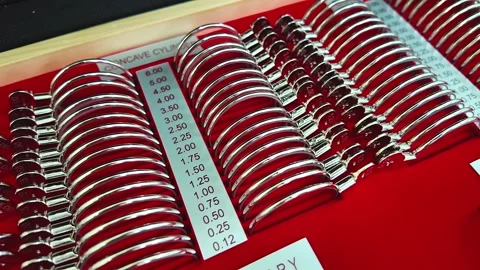 A Comprehensive Display of Stylish Reading Glasses Accessories Specifically Stock Footage 303374152