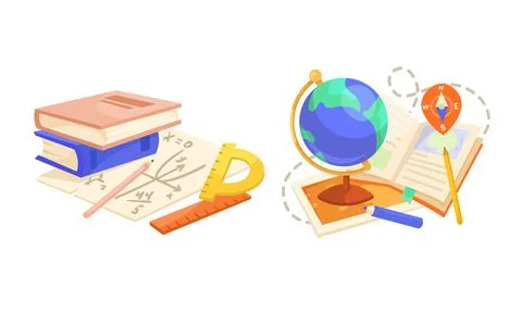 Comprehensive Educational Tools and Resources Available for Effective Learning Stock Illustration