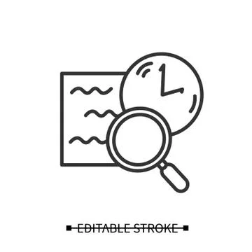 Comprehensive icon. Attention tracking Stock Illustration