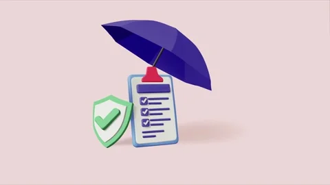 Comprehensive Insurance Protection: Secure Your Important Documents 스톡 동영상 339344047