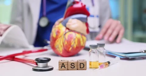 Comprehensive Medical Education program on Atrial Septal Defect ASD using a Stock Footage 312176074