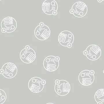 Comprehensive metabolic panel check line seamless pattern 스톡 일러스트