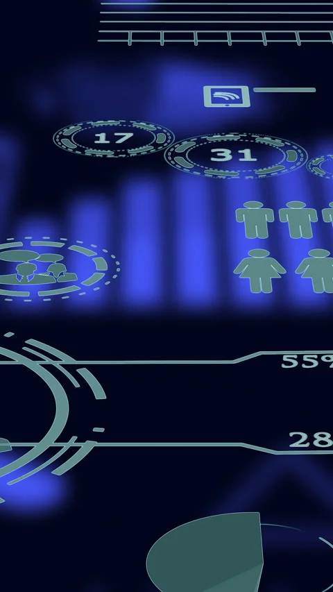A Comprehensive Overview of Abstract Data Visualization Techniques Using Stock Footage 288239995