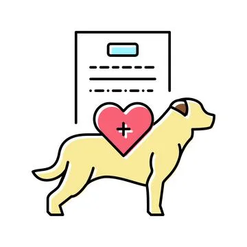 Comprehensive physical exam color icon vector illustration Stock Illustration