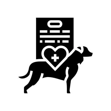 Comprehensive physical exam glyph icon vector illustration Stock Illustration