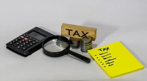 Comprehensive Tax Tools Stock Photos