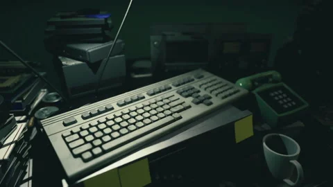 Comprehensive technical workbench for repairing electronic equipment efficiently Stock Footage 340666090