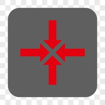 Compress Arrows Interface Toolbar Button Stock Illustration