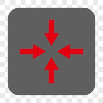 Compress Arrows Interface Toolbar Button Stock Illustration