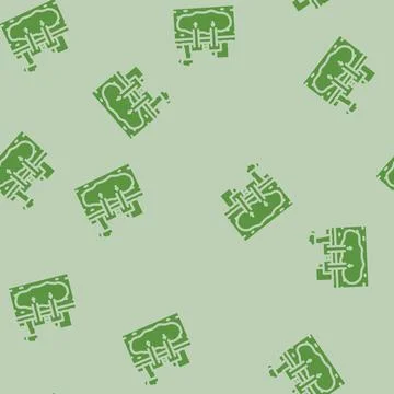 Compressed air energy glyph vector seamless pattern Illustrazione stock