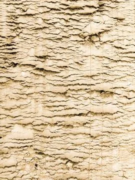 Compressed sand texture on a construction site. Useful as background of bump Stock Illustration