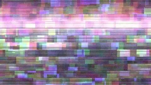 Compressed Video Artifact Loop Wide Stock Footage 331085610
