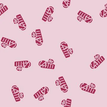 Compression bag sleeping bag glyph vector seamless pattern Stock Illustration