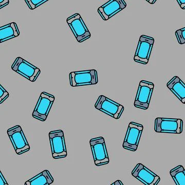Compression bag sleeping bag vector seamless pattern Stock Illustration