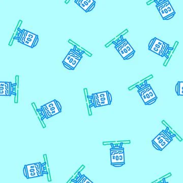 Compression carbon vector seamless pattern Stock Illustration