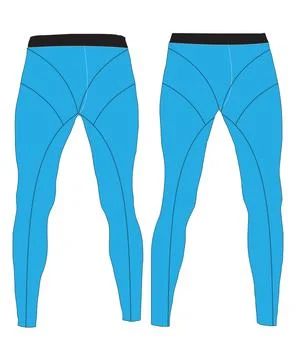 Compression Rash Guard Template Mock up Stock Illustration