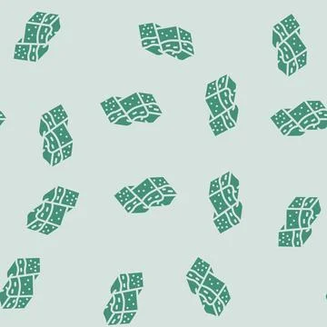 Compression reverse earthquake glyph vector seamless pattern 스톡 일러스트