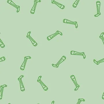 Compression socks running accessories line seamless pattern Stock Illustration