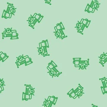 Compression time management line vector seamless pattern Stock Illustration