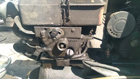 Compressor engine Stock Footage 259262059