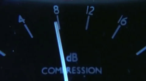 Compressor - Gain reduction indicator 動画素材 6051772