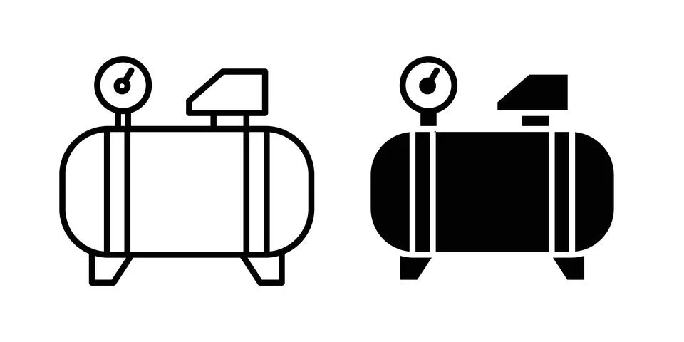 Compressor icon graphic design. web icons vectors Stock Illustration