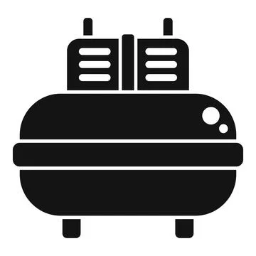 Compressor icon simple vector. Air machine Ilustração Stock