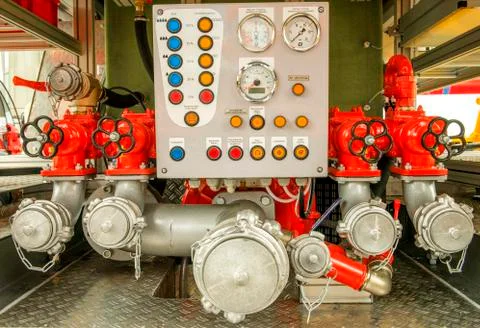 Compressor system Stock Photos