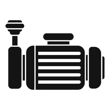 Compressor tool icon simple vector. Air machine Ilustração Stock